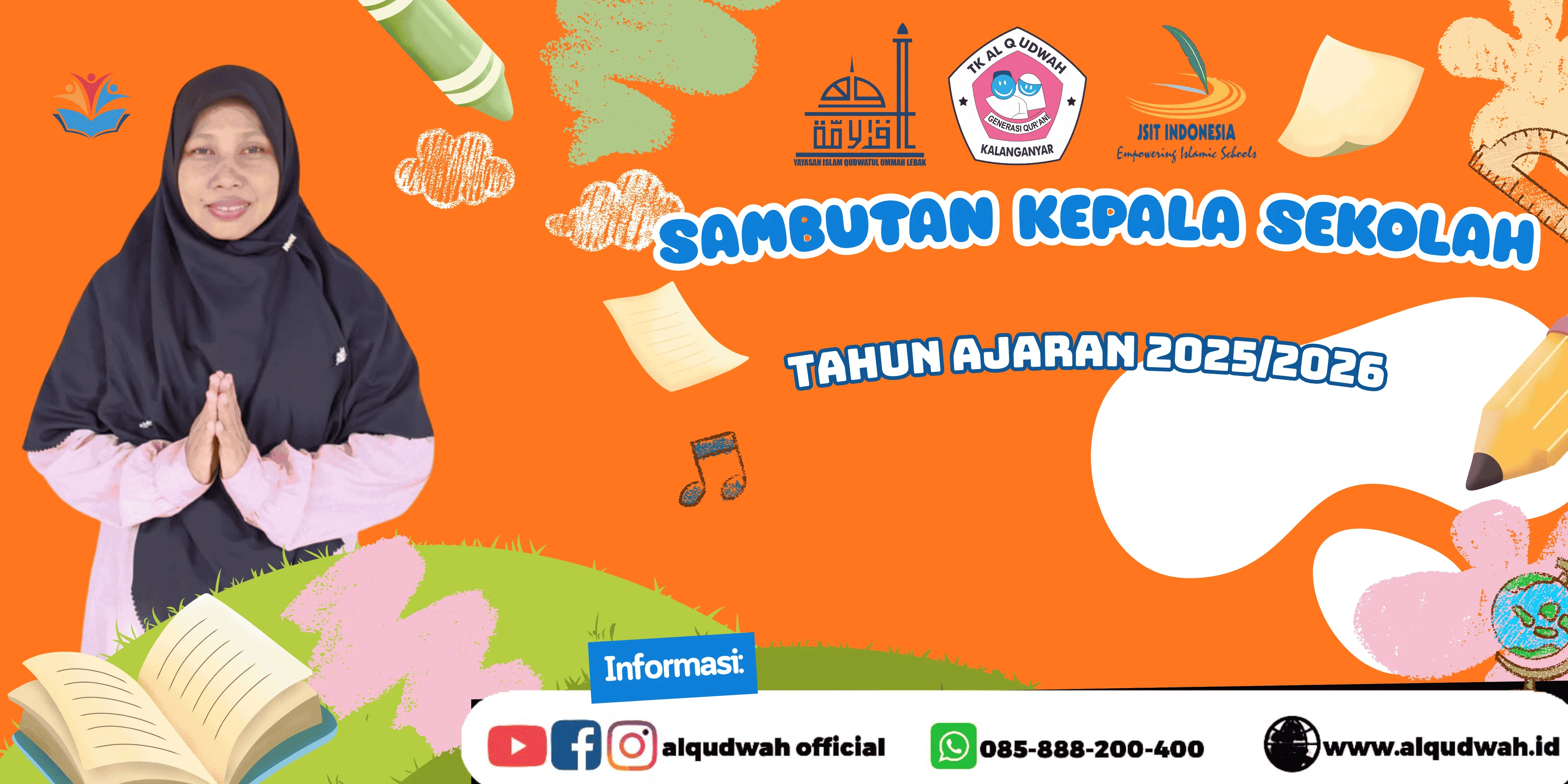 Sambutan kepala sekolah TK Al Qudwah